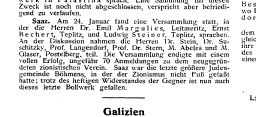 Report of a Meeting in Saaz, Bohemia, with Dr. Emil Margulies