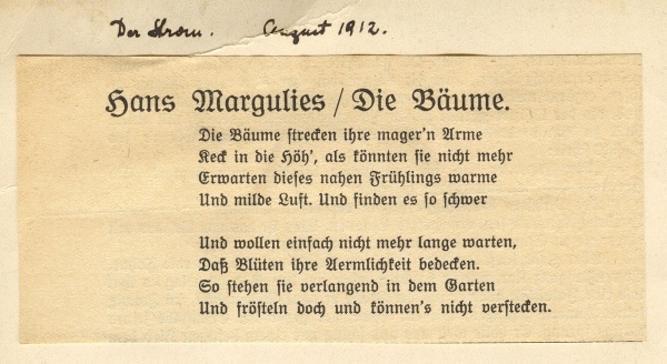 'Die Bume' by Hans Margulies